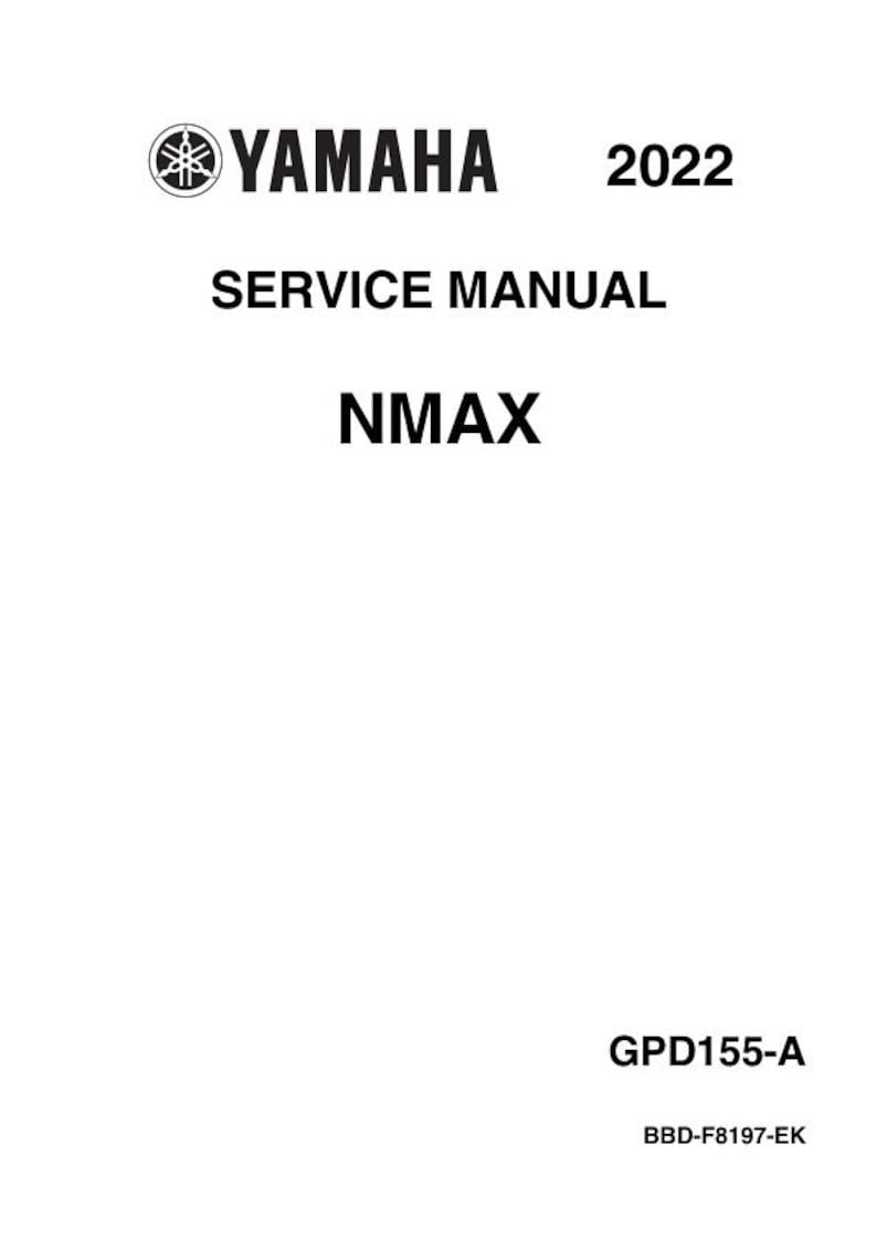 Yamaha NMAX 155 Service Manual service manual preview page 2