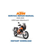 KTM 1290 Super Adventure R Service Manual PDF service repair manual cover
