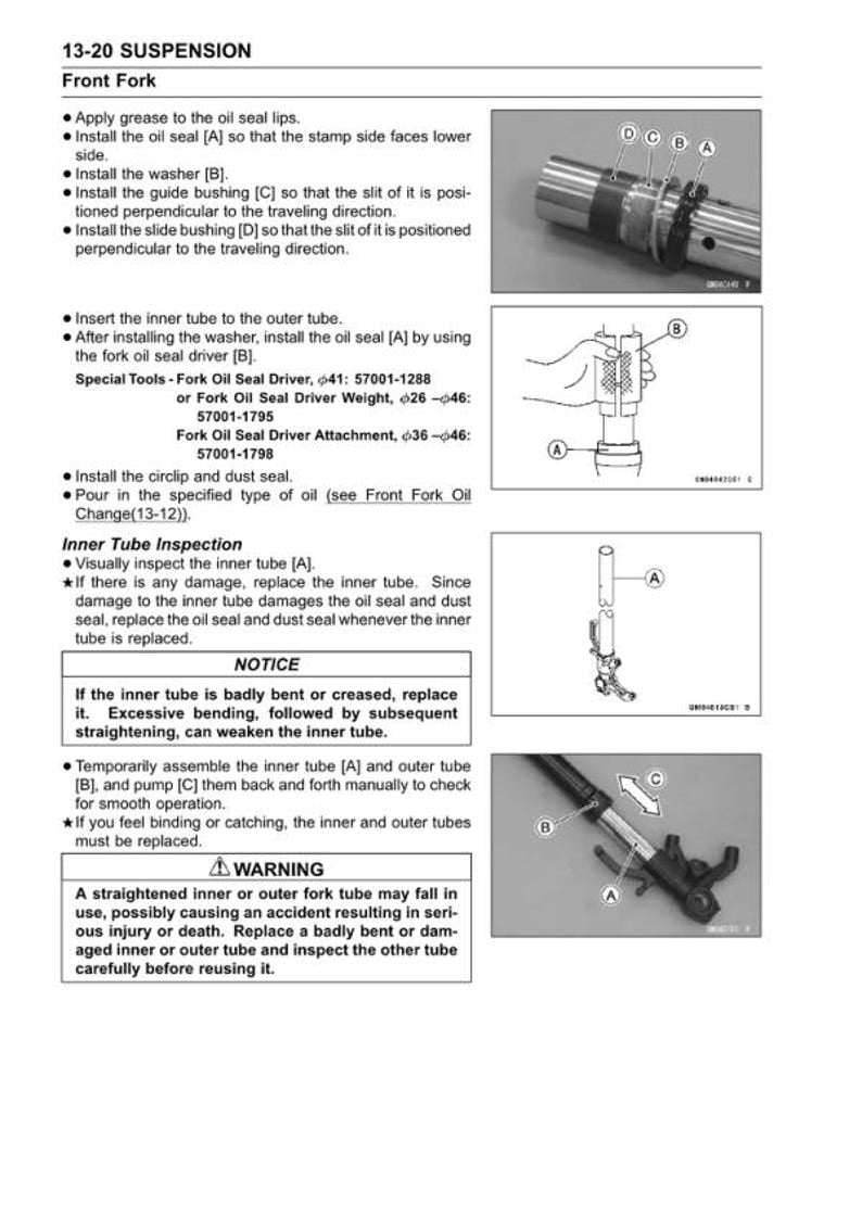 Kawasaki Ninja ZX-6R Service Manual service manual preview page 7