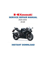 Kawasaki Ninja ZX-6R Service Manual PDF service repair manual cover