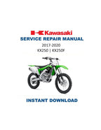 Kawasaki KX 250 Service Manual PDF service repair manual cover