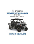 CFMOTO UFORCE U10 1000 Service Manual PDF service repair manual cover