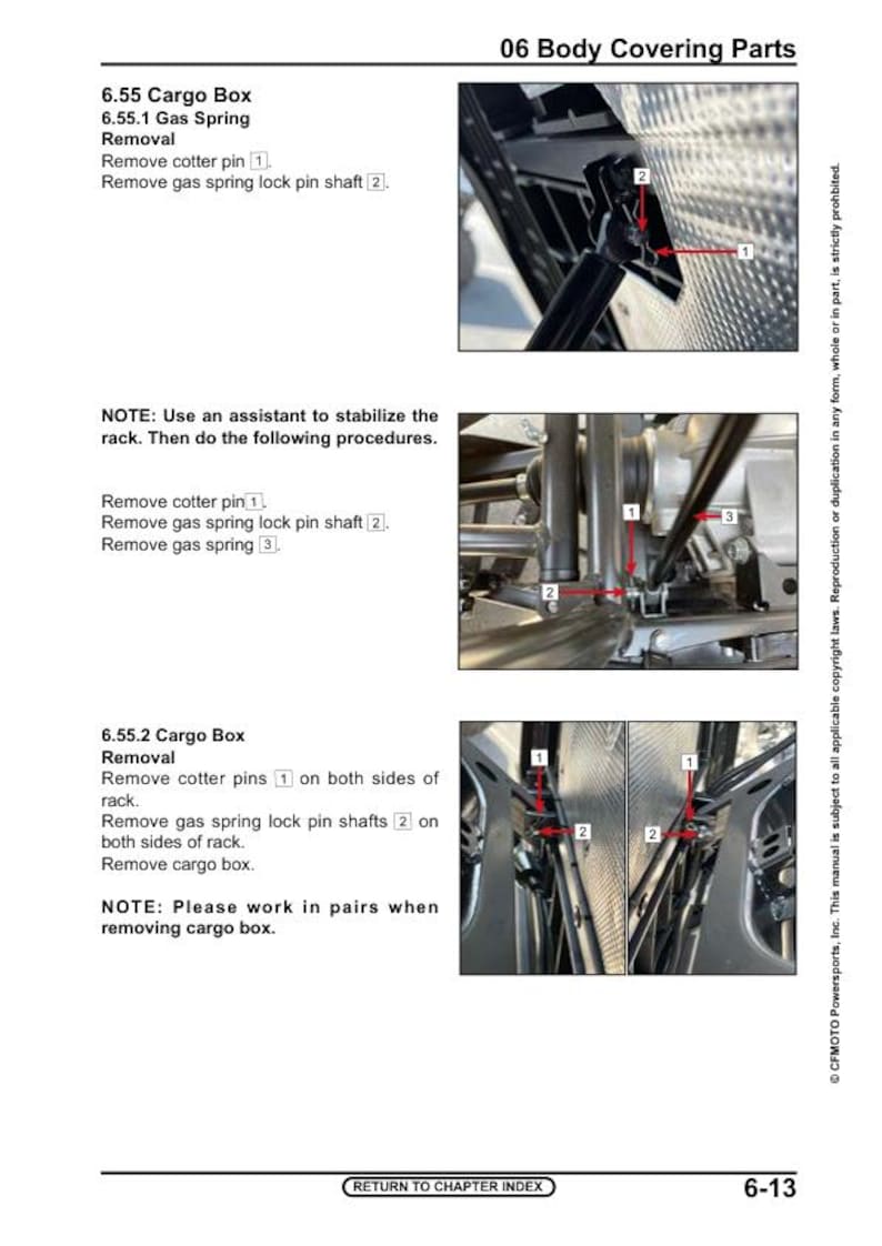 CFMOTO UFORCE 600 Service Manual service manual preview page 8