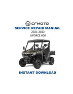 CFMOTO UFORCE 600 Service Manual PDF service repair manual cover