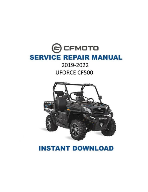 CFMOTO UFORCE 500 Service Manual PDF service repair manual cover