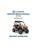 CFMOTO ZFORCE 500 Trail Service Manual PDF service repair manual cover