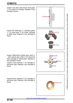 CFMOTO CFORCE 400 500 450 520 Service Repair Manual service manual preview page 8
