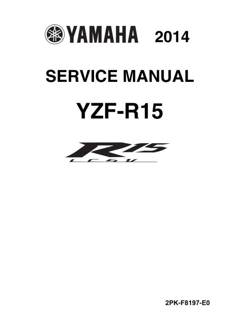 Yamaha YZF-R15 Service Manual service manual preview page 2