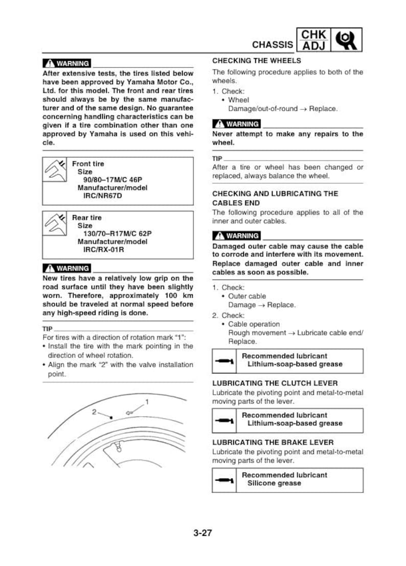 Yamaha YZF-R15 Service Manual service manual preview page 5