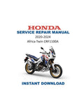Honda Africa Twin CRF1100 Service Manual PDF service repair manual cover