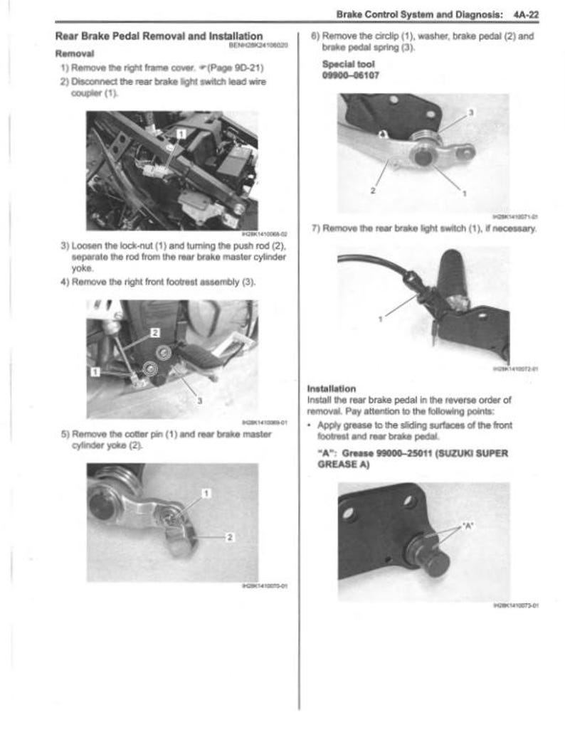 Suzuki V-Strom DL650 Service Manual service manual preview page 8