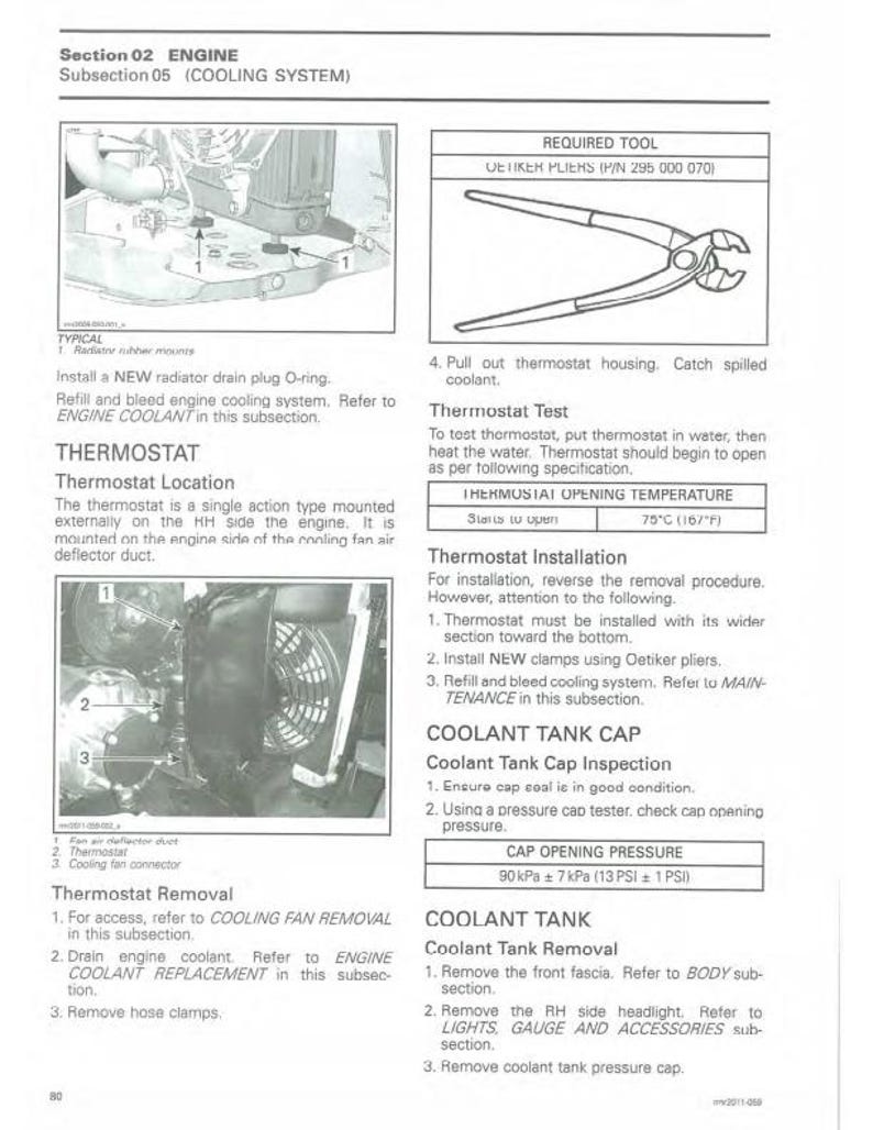 Can Am Spyder RT RTS Service Manual service manual preview page 4