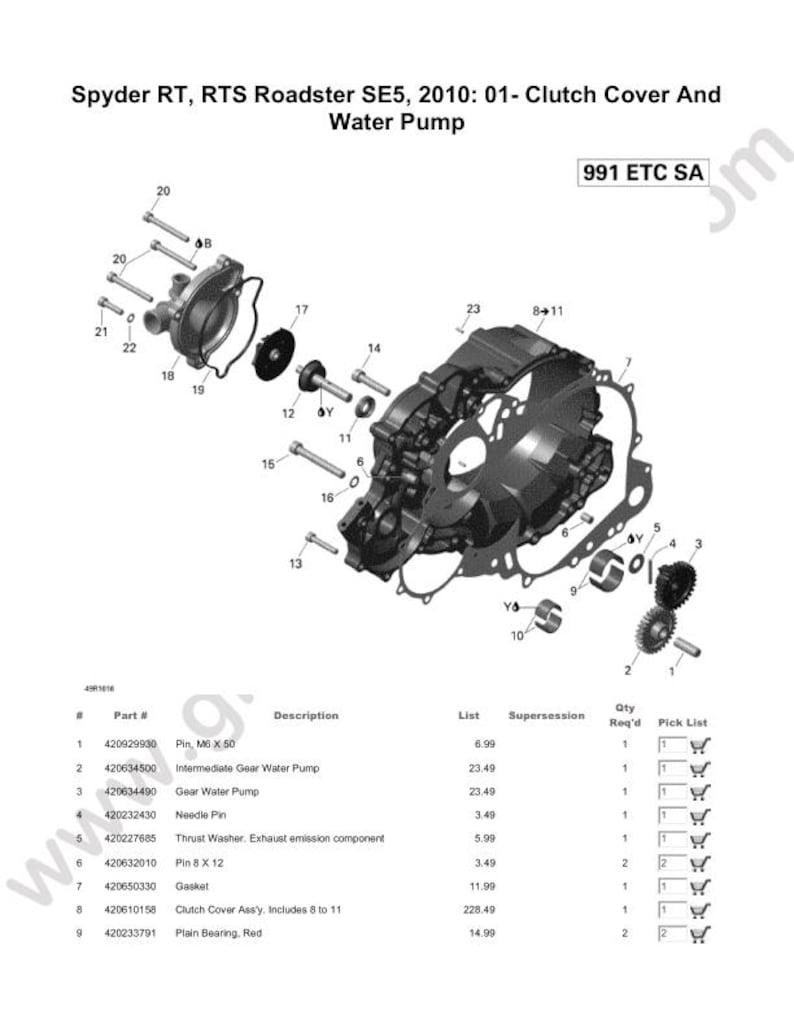 Can Am Spyder RT RTS Service Manual service manual preview page 9