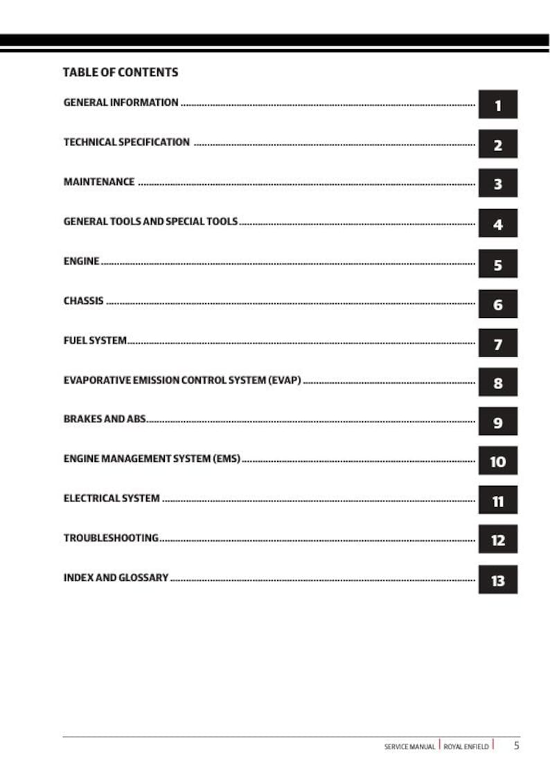 Royal Enfield Interceptor 650 Twin Service Manual service manual preview page 3