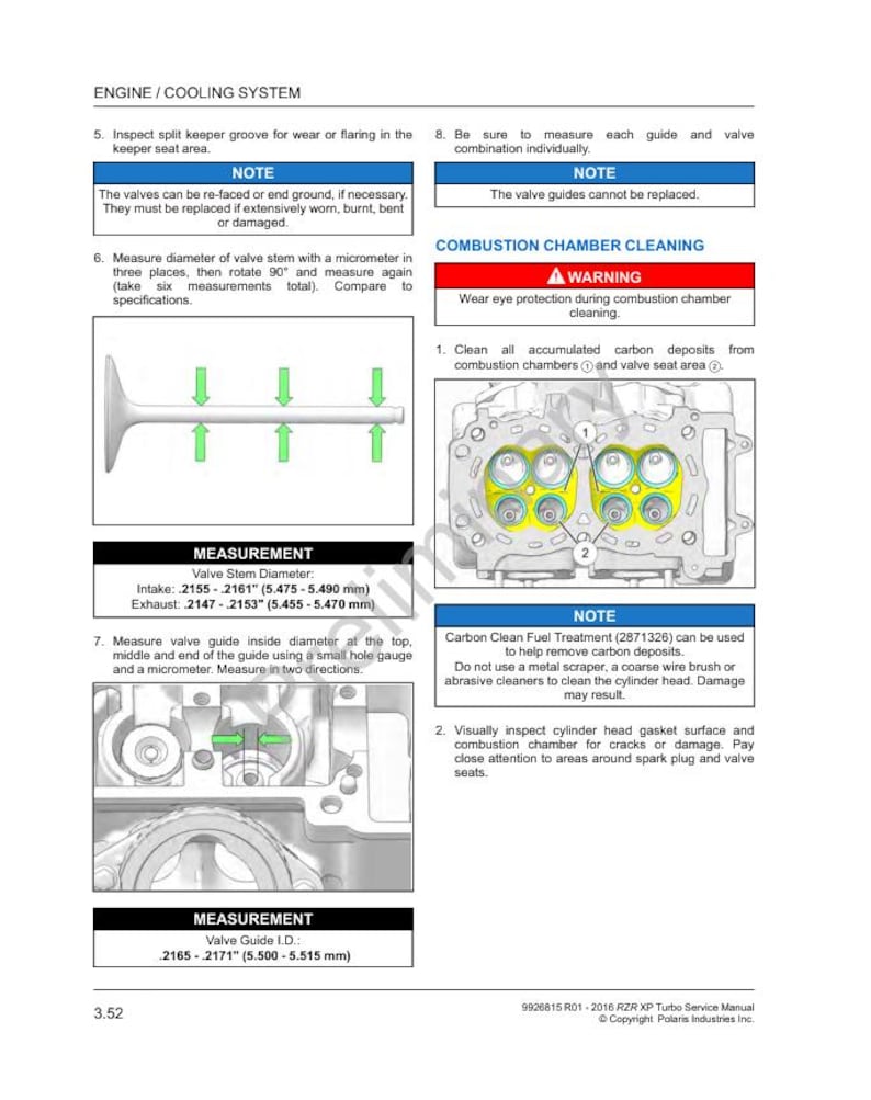 2016-2020 Polaris RZR XP Turbo Service Manual service manual preview page 5