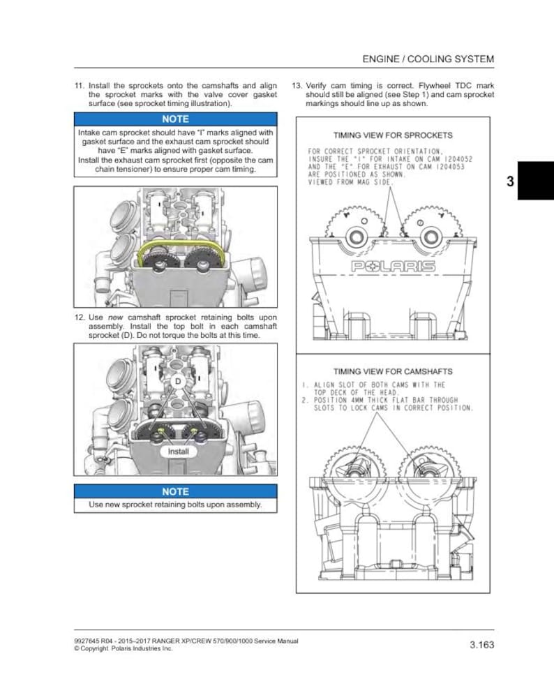 Polaris Ranger XP & Crew 570 900 1000 Service Manual service manual preview page 5