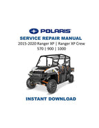 Polaris Ranger XP & Crew 570 900 1000 Service Manual PDF service repair manual cover