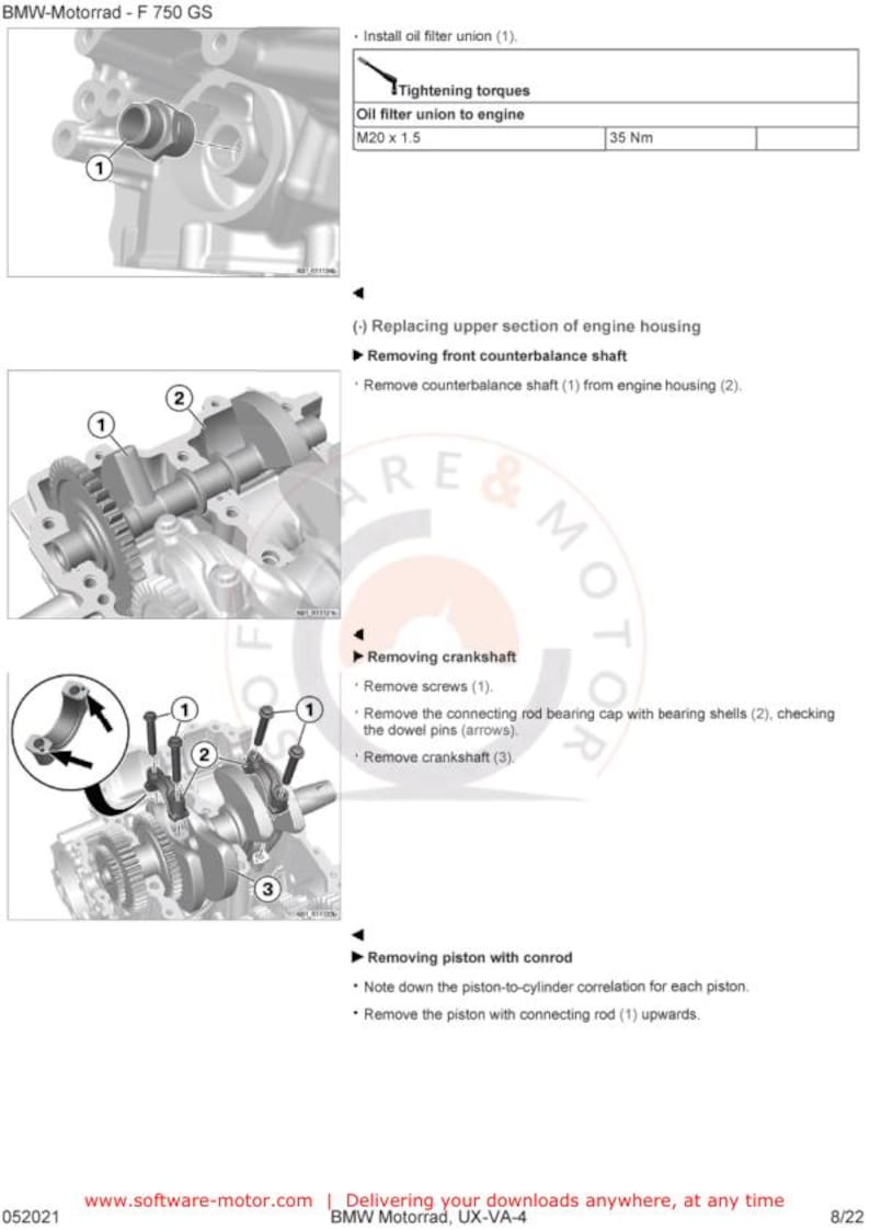 BMW F750 GS K80 Service Manual service manual preview page 3