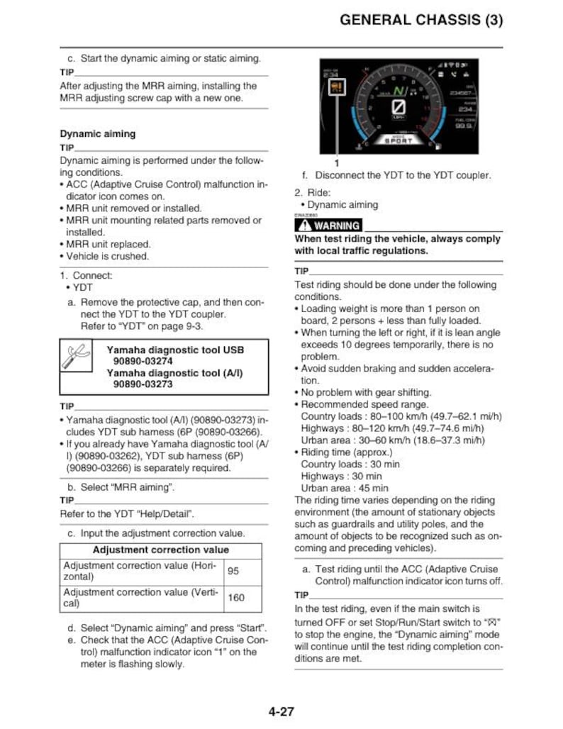 Yamaha Tracer 9 GT Service Manual service manual preview page 3