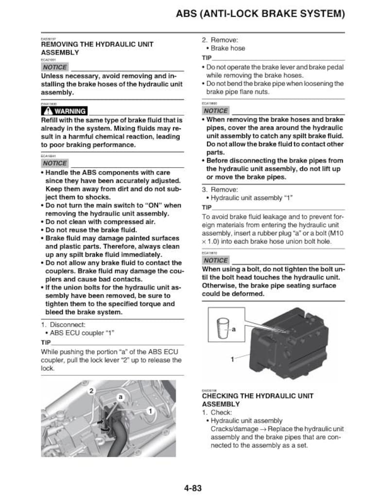 Yamaha Tracer 9 GT Service Manual service manual preview page 4
