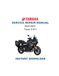 Yamaha Tracer 9 GT Service Manual PDF service repair manual cover