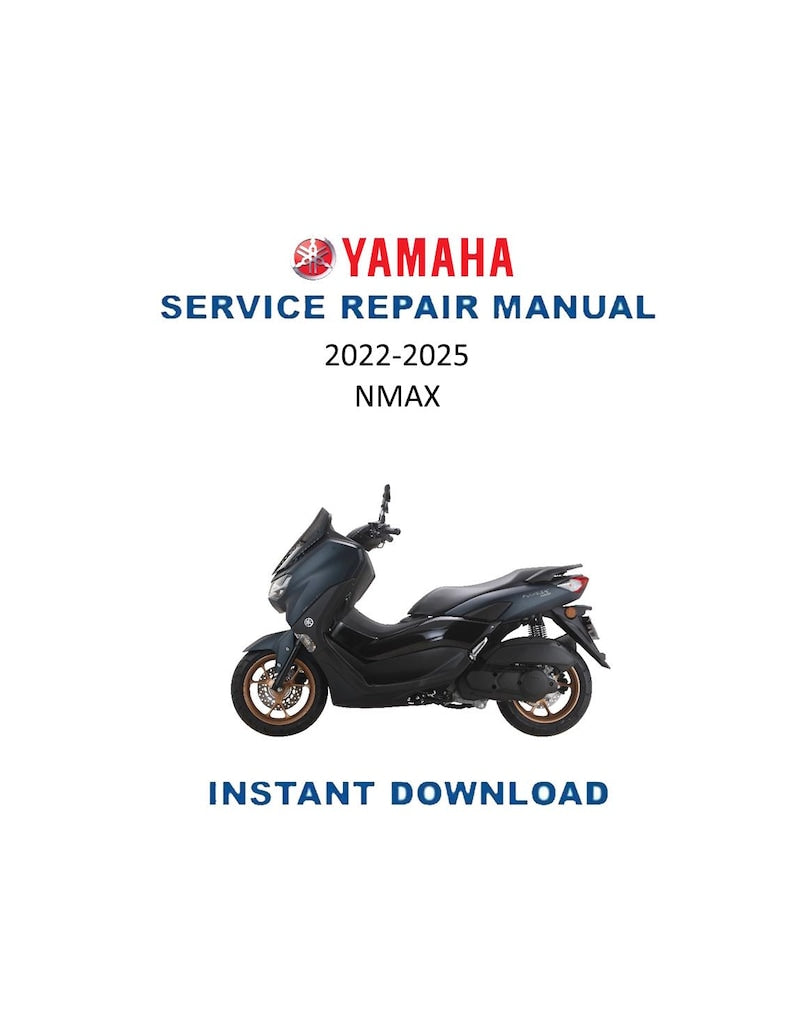 Yamaha NMAX 155 Service Manual PDF service repair manual cover