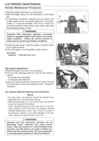 Kawasaki KX 250 Service Manual service manual preview page 4