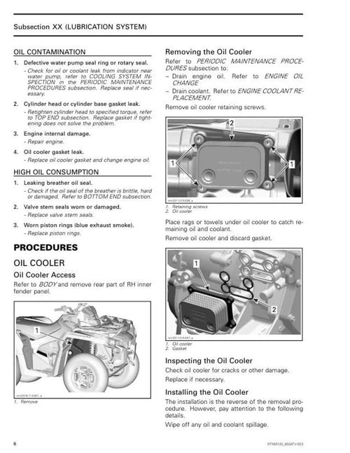 Can Am Renegade 570 650 850 1000R Service Manual service manual preview page 2