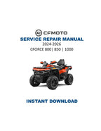 CFMOTO CFORCE 800 850 1000 Service Repair Manual PDF service repair manual cover