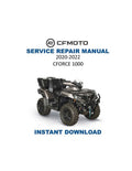 CFMOTO CFORCE 1000 Service Repair Manual PDF service repair manual cover