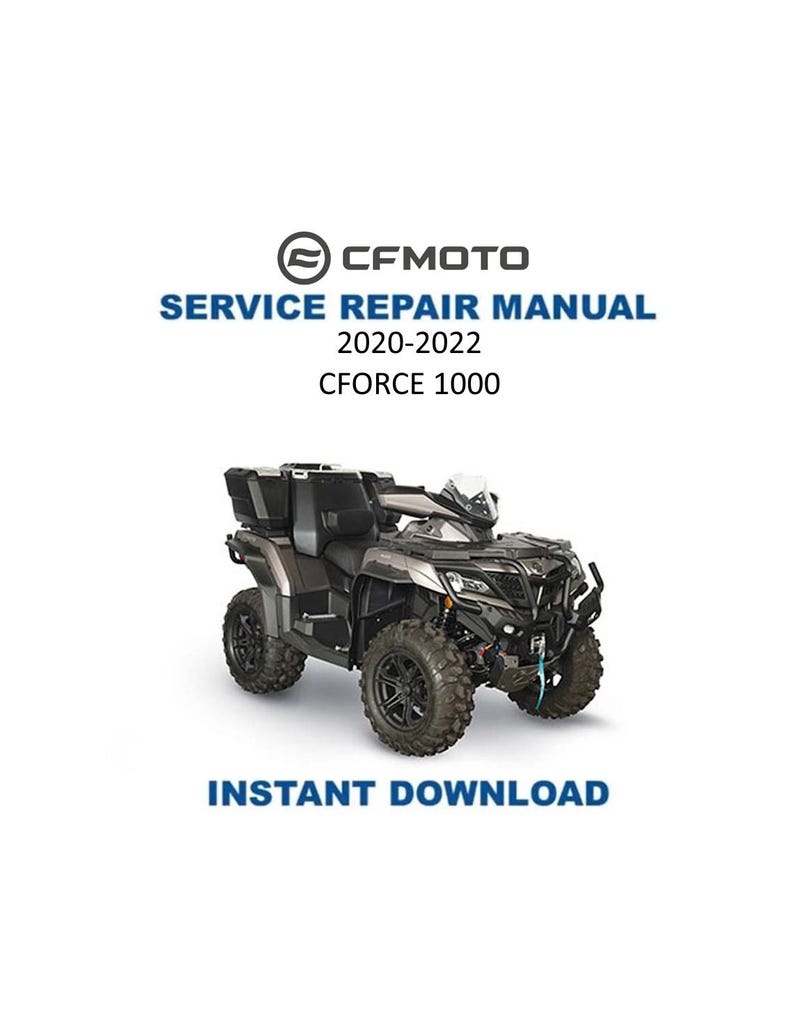 CFMOTO CFORCE 1000 Service Repair Manual PDF service repair manual cover