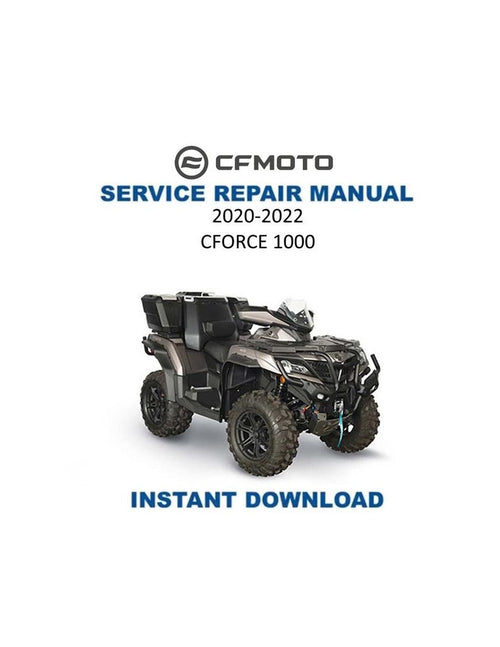 CFMOTO CFORCE 1000 Service Repair Manual PDF service repair manual cover