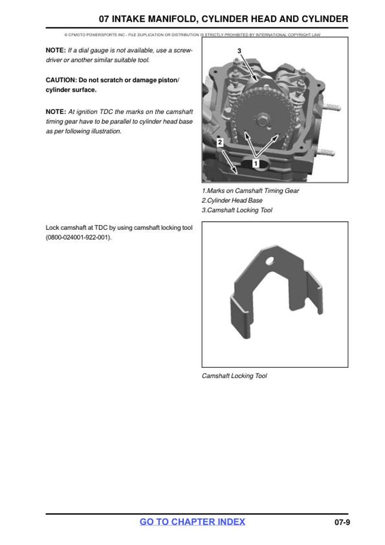 CFMOTO CFORCE CF800-2 Service Repair Manual service manual preview page 8