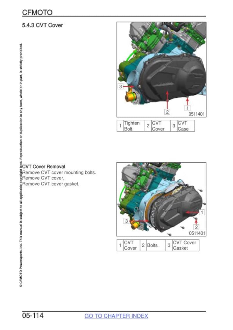 CFMOTO CFORCE 800XC 850XC Service Repair Manual service manual preview page 8