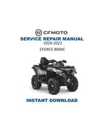 CFMOTO CFORCE CF80OXC Service Repair Manual PDF service repair manual cover