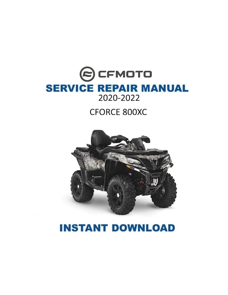 CFMOTO CFORCE CF80OXC Service Repair Manual PDF service repair manual cover