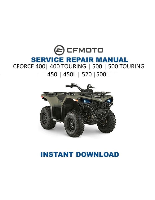 CFMOTO CFORCE 400 500 450 520 Service Repair Manual PDF service repair manual cover