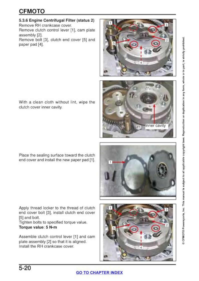 CFMOTO CFORCE 110 Service Repair Manual service manual preview page 5