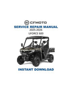 CFMOTO UFORCE 600 Service Repair Manual PDF service repair manual cover