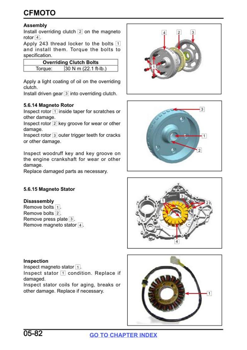 CFMOTO ZFORCE 800 Trail Service Repair Manual service manual preview page 7