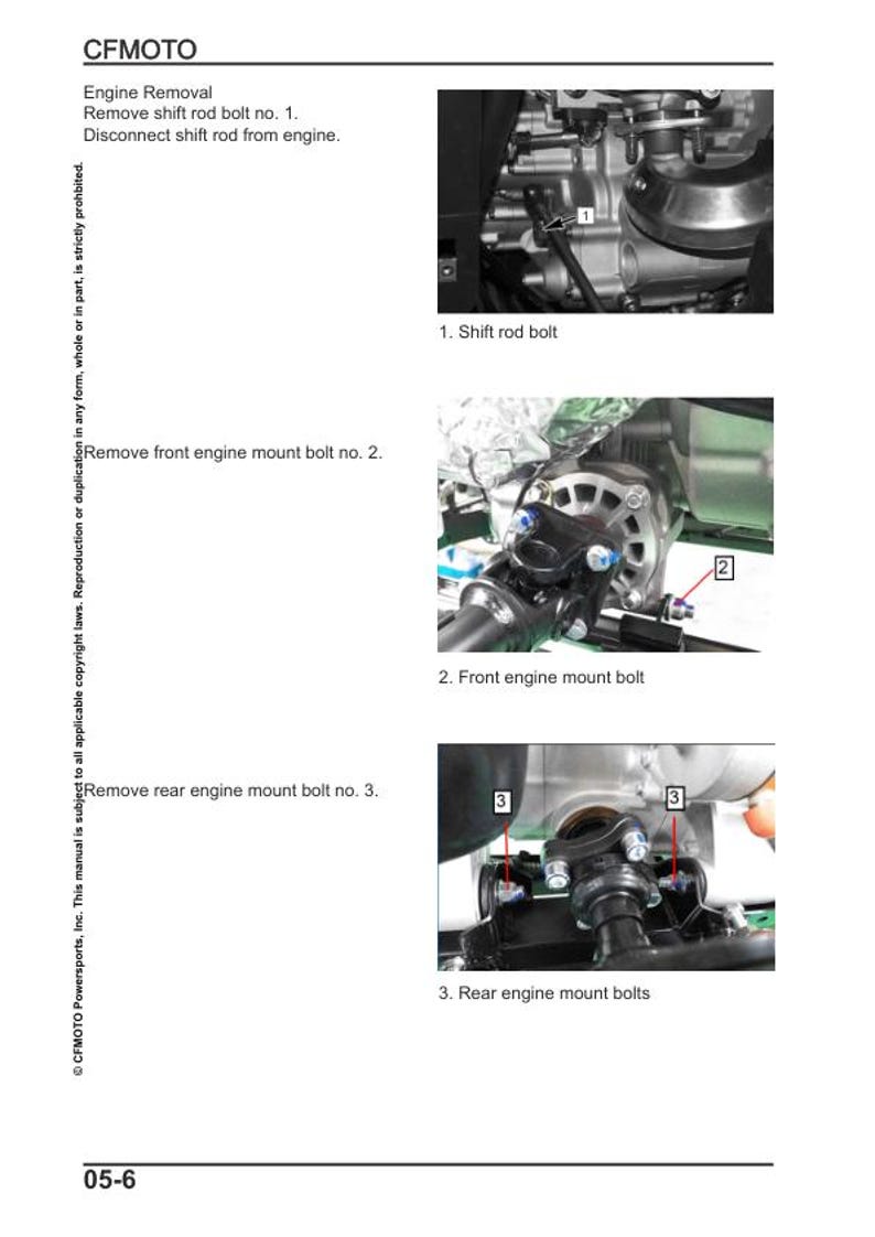 CFMOTO ZFORCE 800 Ex Service Repair Manual service manual preview page 5
