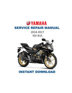 Yamaha YZF-R15 Service Manual PDF service repair manual cover