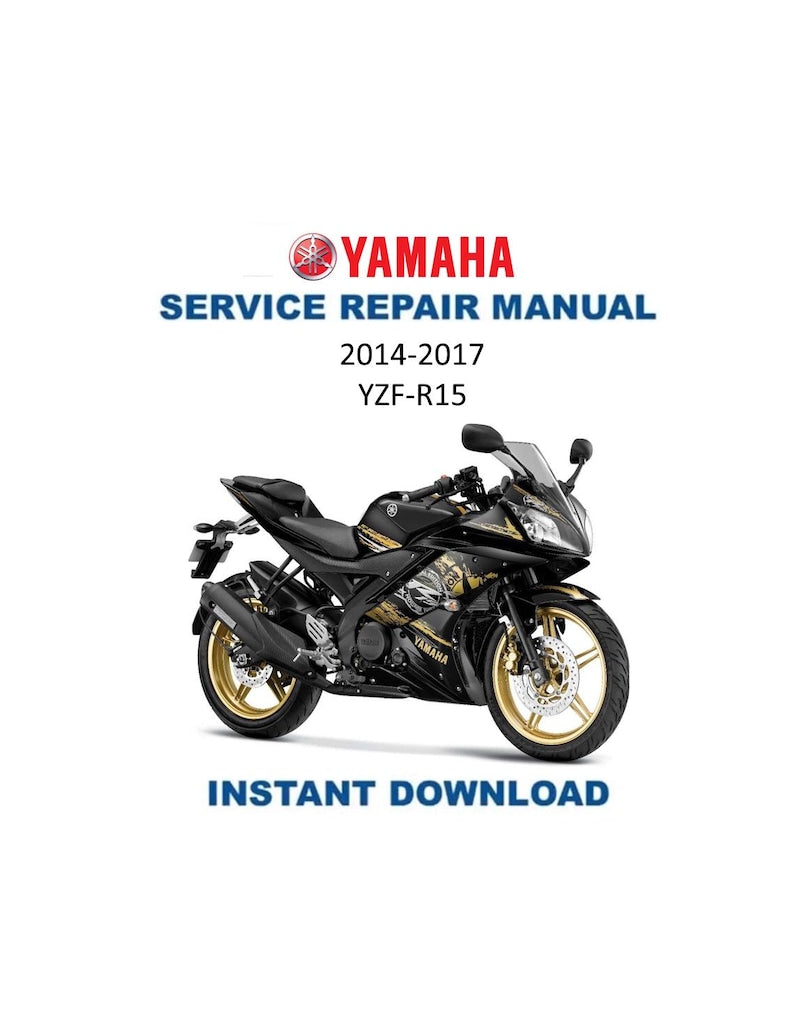 Yamaha YZF-R15 Service Manual PDF service repair manual cover
