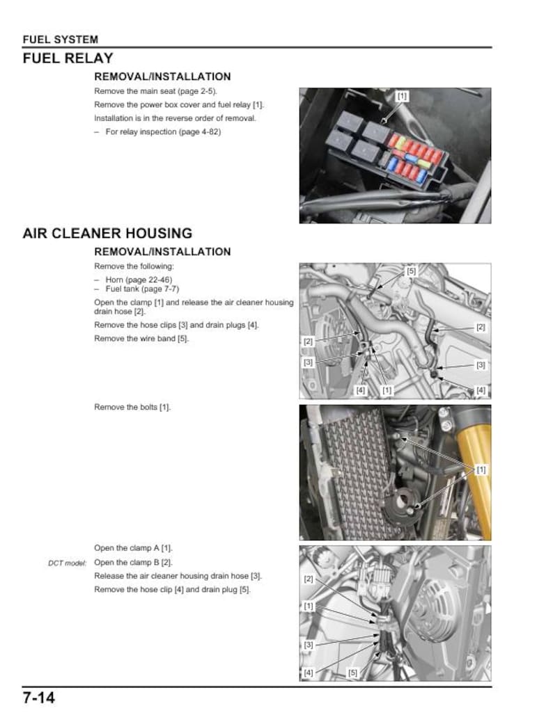 Honda Africa Twin CRF1100 Service Manual service manual preview page 7