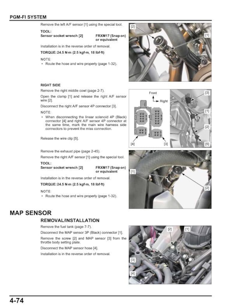 Honda Africa Twin CRF1100 Service Manual service manual preview page 6