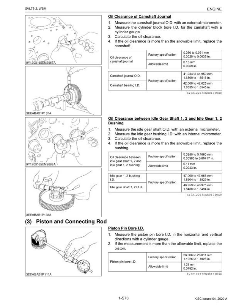 Kubota SVL75 2 Compact Track Loader Service Manual service manual preview page 5