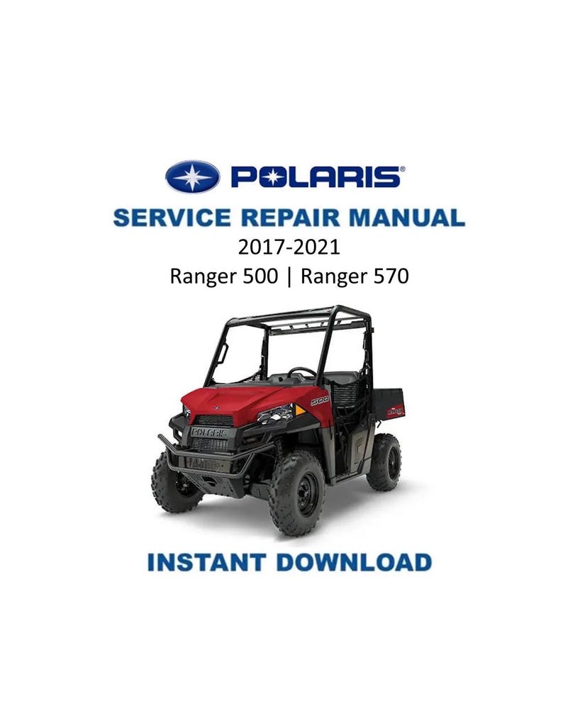 2017-2021 Polaris Ranger 500 570 Service Manual PDF service repair manual cover