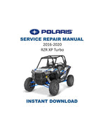 2016-2020 Polaris RZR XP Turbo Service Manual PDF service repair manual cover