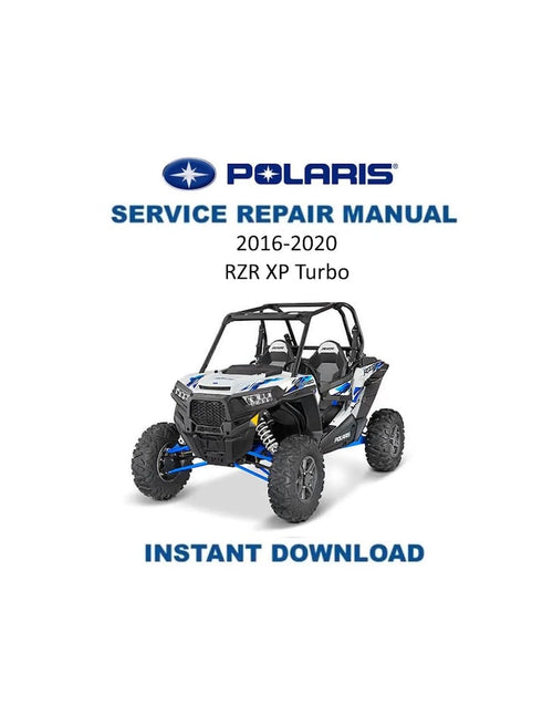 2016-2020 Polaris RZR XP Turbo Service Manual PDF service repair manual cover