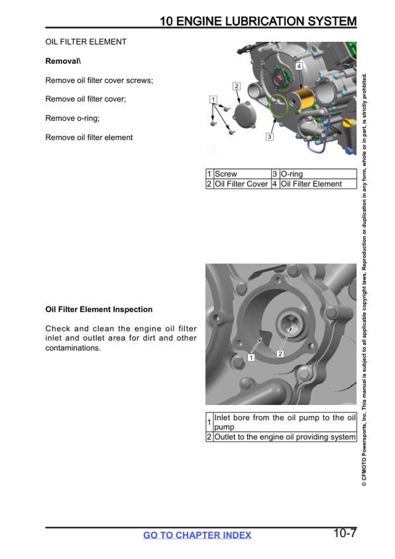 CFMOTO ZFORCE 800 Trail Service Manual service manual preview page 10